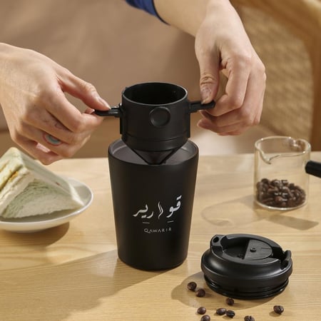 كوب التقطير الاسود -طبقة سيراميك من الداخل