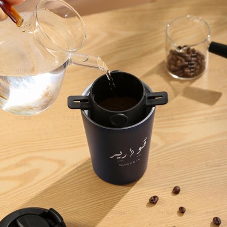 كوب التقطير الاسود -طبقة سيراميك من الداخل