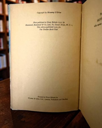 (125)  Killers Must Eat — Manning O’Brine (1952)