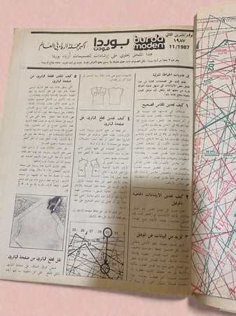 مجلة أزياء  بوردا مودن burda moden عربي - 1987