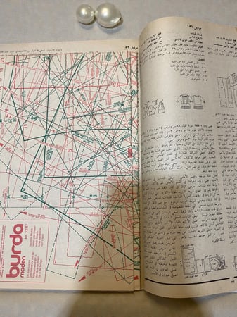 مجلة أزياء  بوردا مودن burda moden عربي - 1987