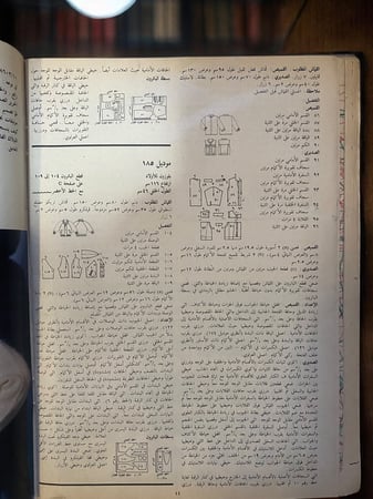 مجلة أزياء بوردا مودن عربي 1986 burda moden