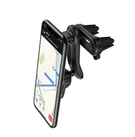 hoco - حامل هاتف CA68 مغناطيسي مرن قابل للدوران - أسود