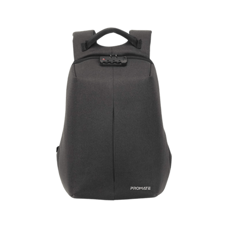 PROMATE - حقيبة ظهر Defender-16 مضادة للسرقة بقفل رقمي وجيوب خفية