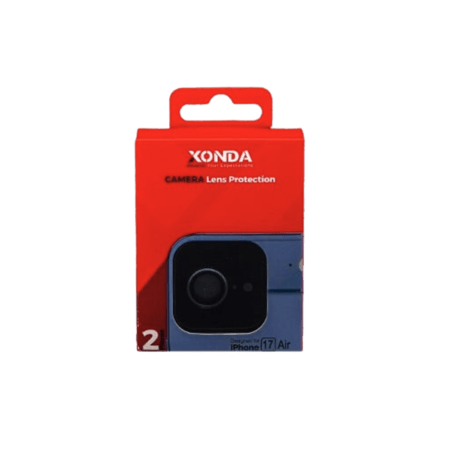 Xonda - حماية عدسات الكاميرا (قطعتين) للايفون 17 اير - أزرق