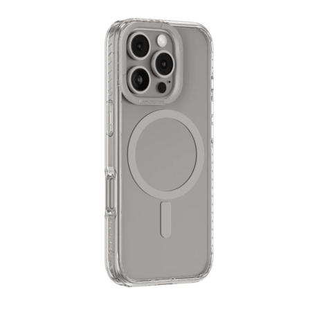 AMAZINGthing - غلاف حماية TITAN PRO للايفون 16- رمادي
