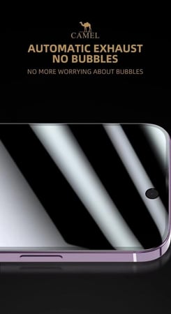 CAMEL - حماية زجاجية للأيفون - شفاف