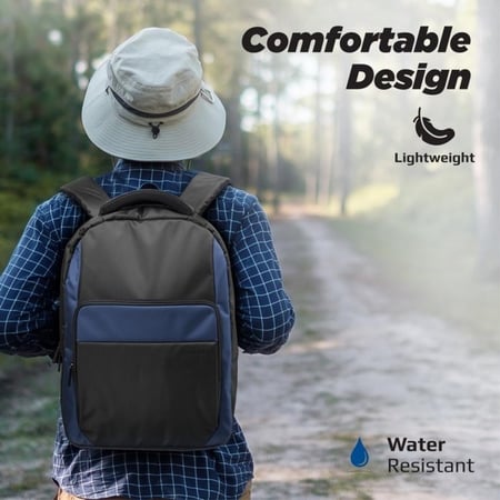 PROMATE - حقيبة ظهر Limber-BP بأقسام متعددة لأجهزة الكمبيوتر المحمولة 15.6 بوصة