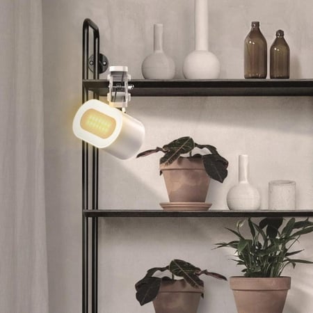 MOMAX - مصباح مكتبي  SnapLux Mood بخطين إنارة قابل للتنقل - أبيض