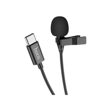 hoco - مايكروفون سلكي L14 بمنفذ تايب سي - أسود