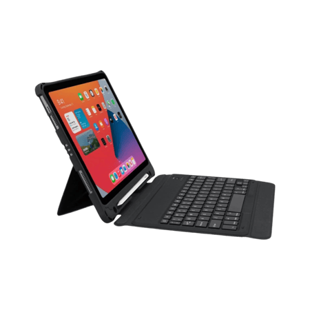 Choetech - غلاف حماية مع لوحة مفاتيح لاسلكية للايباد برو 11 - أسود
