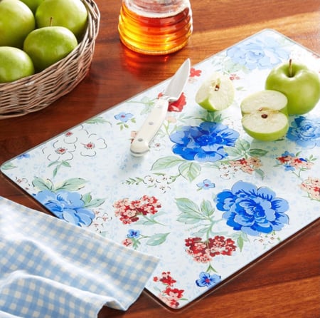 لوح تقطيع زجاج بايونير ومن