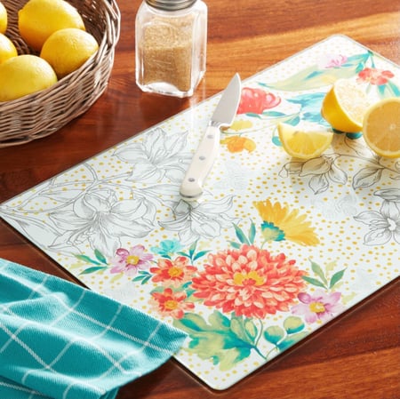 لوح تقطيع زجاج بايونير ومن