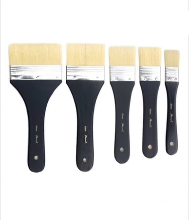 فرش رسم فونكس شعر ابيض مقبض قصير عدة مقاسات