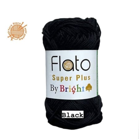 خيوط فلاتو سوبر بلس أسود