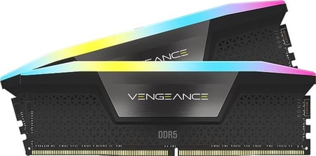 CORSAIR Vengeance RAM RGB 32GB (2x16GB) DDR5 5200MHz - Black