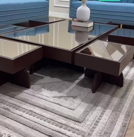 طاوله ارضي خشب