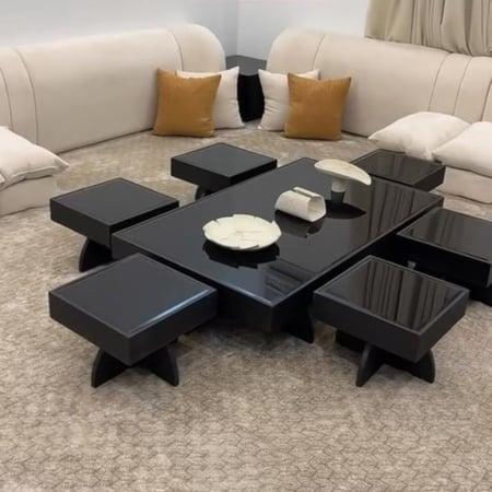 طاوله ارضي خشب