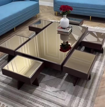 طاوله ارضي خشب