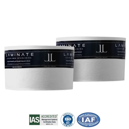 حشوة لامينيت LAMINATE قطن 100% - (كفس) سنقل ( كريم - نباتي ) عرض 20سم