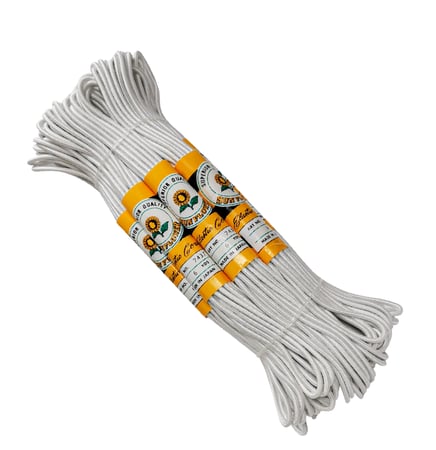 شريط مطاط  دائري ياباني (صن فلاور)- 7437 - أبيض - 6 ياردة