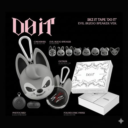 Stray Kids - "DO IT" EVIL SKZOO SPEAKER VER (Random)