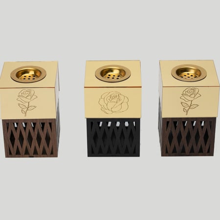 مجموعة مباخر استقبال مزخرفة