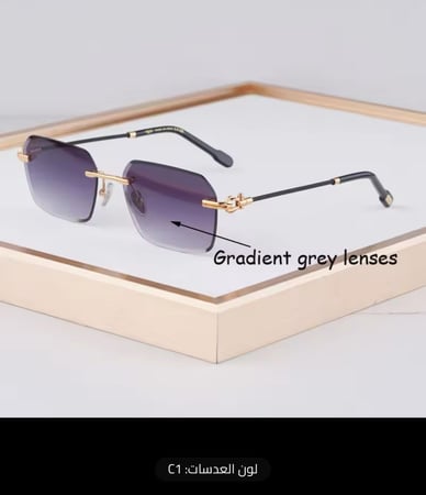 نظارات شمسية فاخرة بدون شفة من OATMAN مصنوعة من خليط معدني مربع ومربع غير منتظم عالي الجودة للرجال والنساء بتصميم أصلي UV400gafas مع حافظة داخلية