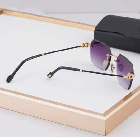 نظارات شمسية فاخرة بدون شفة من OATMAN مصنوعة من خليط معدني مربع ومربع غير منتظم عالي الجودة للرجال والنساء بتصميم أصلي UV400gafas مع حافظة داخلية