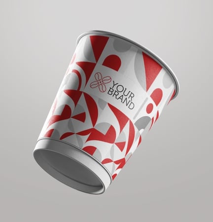 طباعة أكواب ورقية دبل 1000 كوب