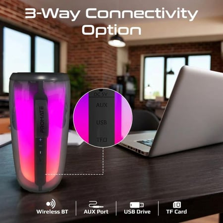 مكبر صوت LumiSound True Wireless Bluetooth HD-سماعات بلوتوث-ريسان