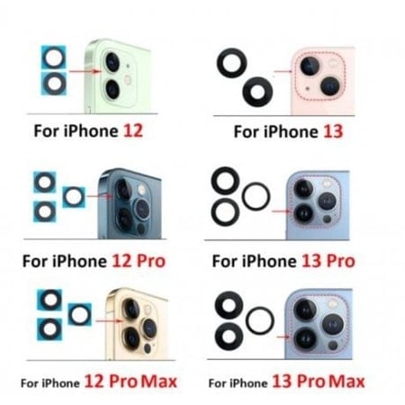 زجاج كاميرا خلفية ايفون