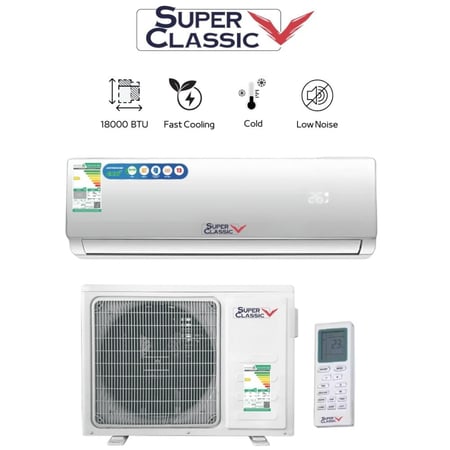مكيف سبليت سوبر كلاسيك 18 الف وحدة بارد SCSP-18C