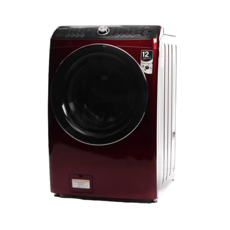 دايو، غساله تعبئه اماميه، غسيل 15 كيلو/ تجفيف 8 كيلو، احمر