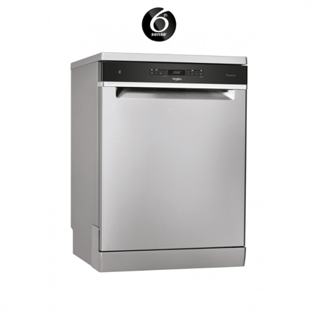 غسالة صحون ويرلبول 11 برنامج 3 رفوف 14 طقم الحاسة 6 أستيل