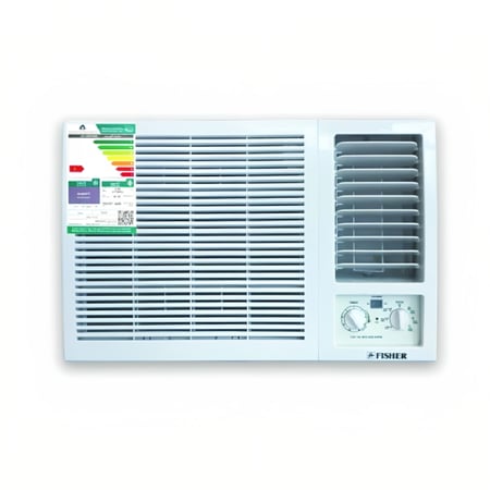 مكيف شباك فيشر بارد 18000 الف وحدة 1.5 طن بارد FWAC-T18C