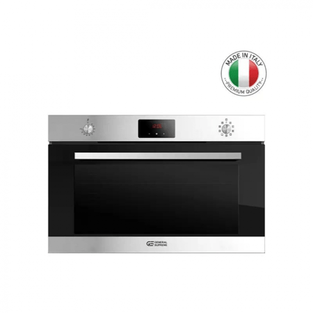 جنرال سوبريم , فرن كهرباء مدمج (بلت ان) ,90سم 120 لتر, 9 وظائف , ستانلس ستيل, ايطالي