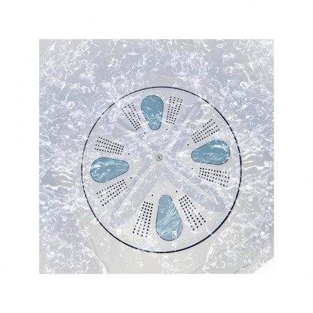 جنرال سوبريم غسالة نصف أوتوماتيك حوضين ,7 كجم GSTT70TR