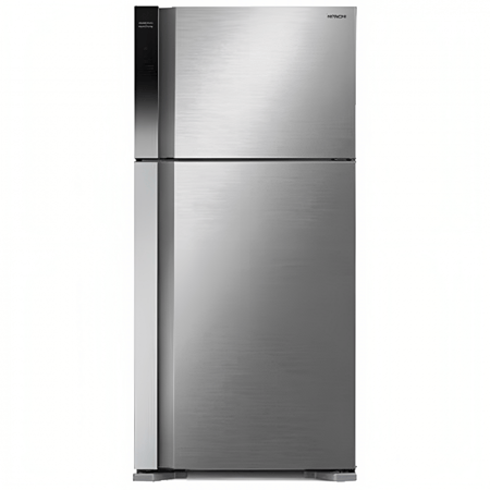 ثلاجة هيتاشي 19 قدم بابين إنفرتر – سلفر
