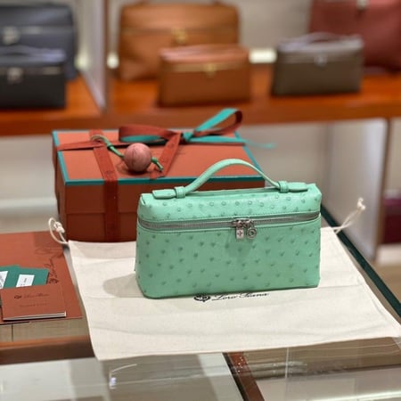 حقيبة لوروبيانا - LORO PIANA مقاس 19cm