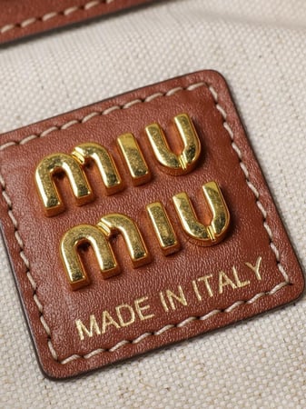 ميو ميو IVY leather bag مقاس 35cm