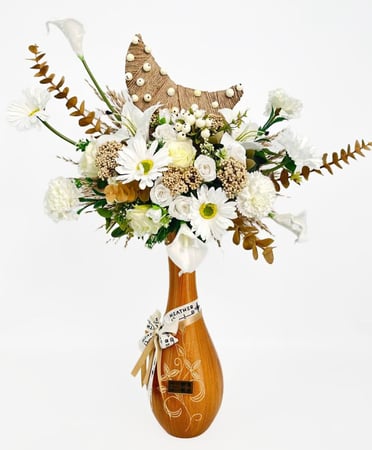 فازة حالمة الخشب | هلاليا