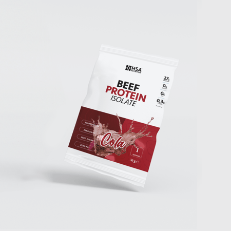 اتش اس اي نيوتريشن بيف بروتين ايزوليت -الكولا - (30 جرام)