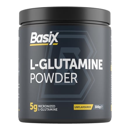 Basix Performance - l-Glutamine - Unflavored - 300 Grams بيسيكس جلوتامين  باودر 300 جرام