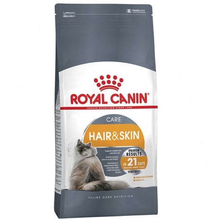 رويال كانين طعام جاف للقطط "هير اند سكين" للعناية بالفرو والجلد