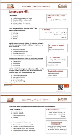 حقيبة الرخصة المهنية لغة انجليزية 1 و 2 pdf