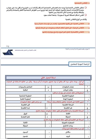 ملزمة الرخصة المهنية مهارات البحث pdf