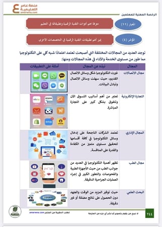ملزمة الرخصة المهنية الحاسب الآلي pdf