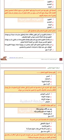 ملزمة الرخصة المهنية القيادة المدرسية pdf