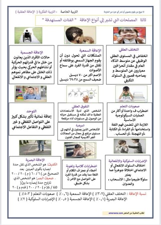 ملزمة الرخصة المهنية العوق العقلي ( الفكري ) pdf